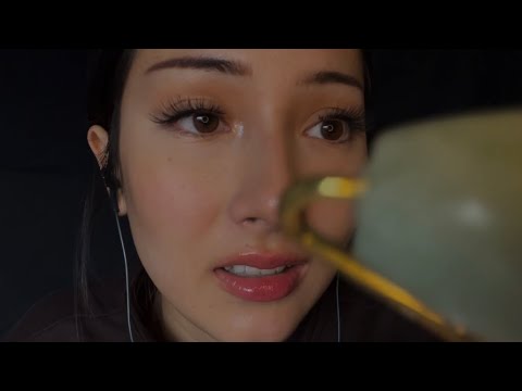 ASMR close up personal attention ❤️ caring for you with layered sounds