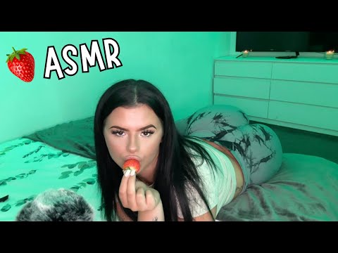ASMR | Strawberry Eating Mouth Sounds 🍓