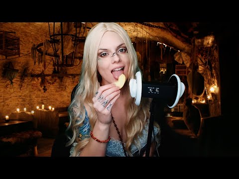ASMR Tavern Vampire Eating Apple | NO TALKING After Intro