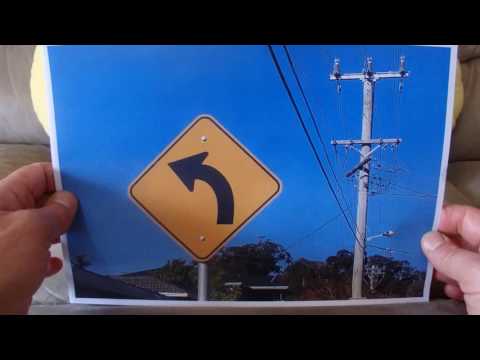 ASMR - Street Signs - Australian Accent - Describing Each Sign with a Quiet Whisper