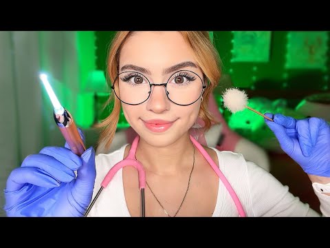 ASMR FASTEST Ear Exam Hearing Test Doctor Roleplay 👂 Ear Cleaning, Medical Otoscope, Beep