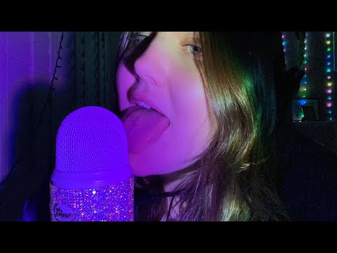 ASMR mic licking & lens licking 👅🎙 tongue fluttering | mouth sounds | 20 SUB SPECIAL❣️| jesterasmr