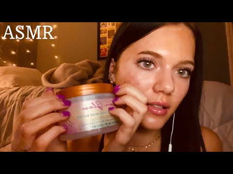 ASMR Tapping on My Current Favorite Products | Explaining them