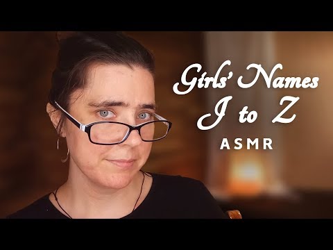 Choosing a Baby Name - Girls Names J to Z (ASMR Role Play)