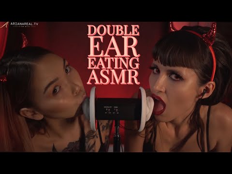 Devilish Double Ear Eating ASMR