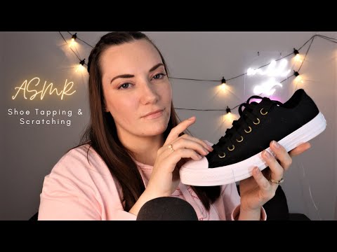 ASMR New Shoes Tapping • Scratching • Whispering