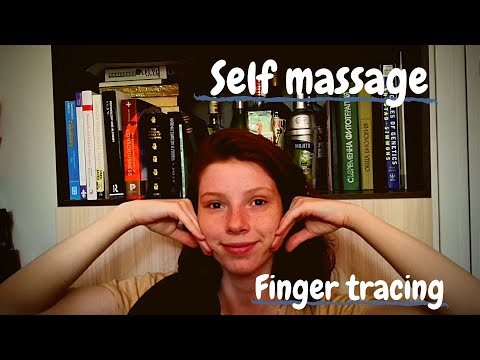ASMR | Face and Hands massage and Finger tracing (Visual triggers & Whispers)