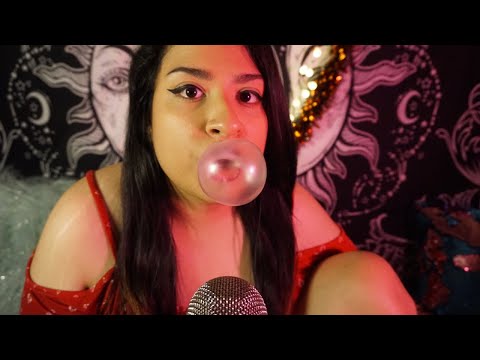 ASMR Intense Gum Chewing While Tracing Your Face