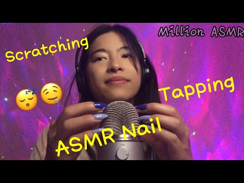 ASMR Nails 💅 Tapping & Scratching Sounds (fast & aggressive)#asmr #nail #asmrnails #tapping