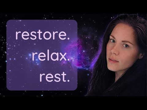 A Soothing Grounding Meditation Just For You 💙 | Restore.  Relax.  Rest.