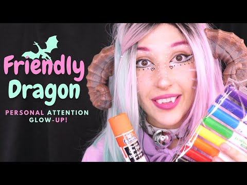 ASMR - FRIENDLY DRAGON ~ Glow Up! | Be a Dragon Peace Bringer! | Best Friend | Personal Attention ~