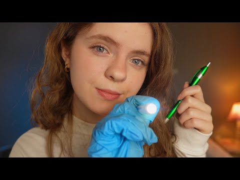 ASMR Fast & Aggressive Cranial Nerve Exam?? 🤨 Medical Roleplay, Roleplay
