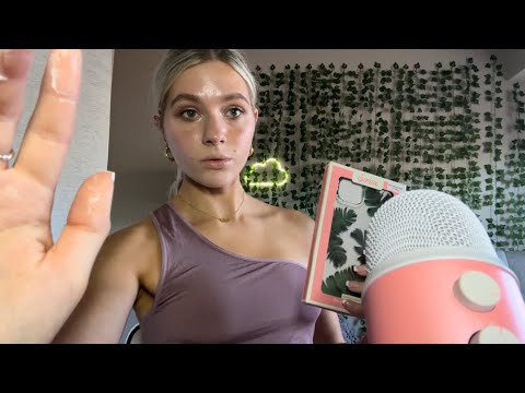 ASMR| 🌴Clicky Whisper With Sticky Tapping For Sleep🌴