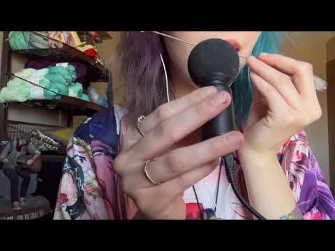 Asmr straw cleaner noms + layered sksk sounds for relaxation