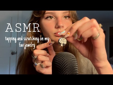 *ASMR* tapping & scratching on my favorite jewelry !