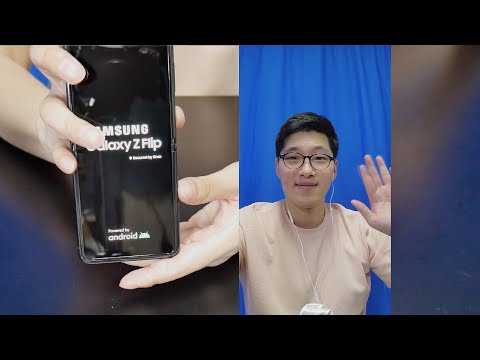 ASMR My Samsung Galaxy Z Flip Unboxing (No Talking)