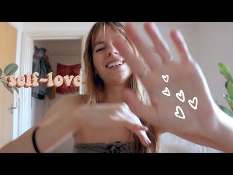 ASMR REIKI for self-love and to release negative thoughts | hand movements | whispered