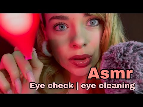ASMR - Eye check | roleplay | eye cleaning