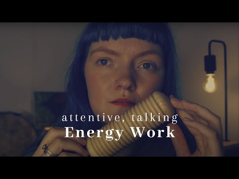 [ASMR] Slow-Paced Energy Work, Healing | Rattle, Selenite Wand, Talking