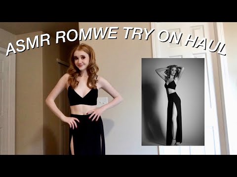 ASMR ￼~ ROMWE Try On Haul! *trendy, affordable, cute!* This Outfit Is $12 With My Code “HiMAK” !!!
