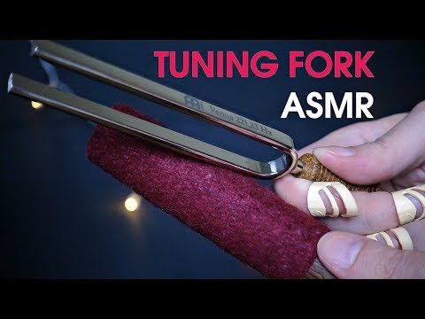 Tuning Fork ASMR Clear Sound + Wooden Triggers