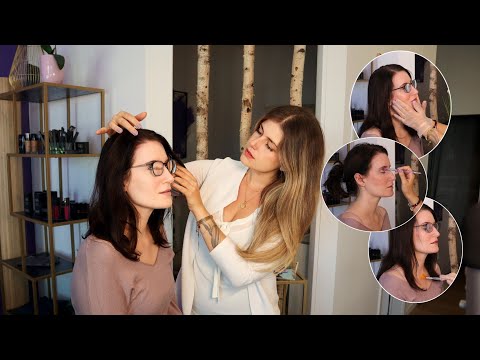 ASMR Perfectionist Make up Final Touches, Hair Play & Fixing | Real Person Unintentional Roleplay
