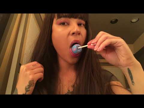 ASMR Lollipop 🍭 (Mouth Sounds, Licking, & Sucking)