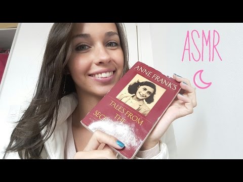 ASMR: Relaxing Book Reading - TAPPING, WHISPERING, PAGE FLIPPING(to sleep)