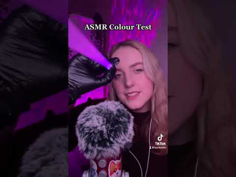ASMR | Colour Test #shorts