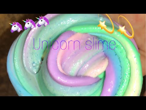 💫Unicorn slime 🦄\ обзор / lipuskaslime_fresh 🍇