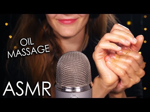 [ASMR] OIL MASSAGE | RUBBING WET HAND SOUNDS  [No Talking]