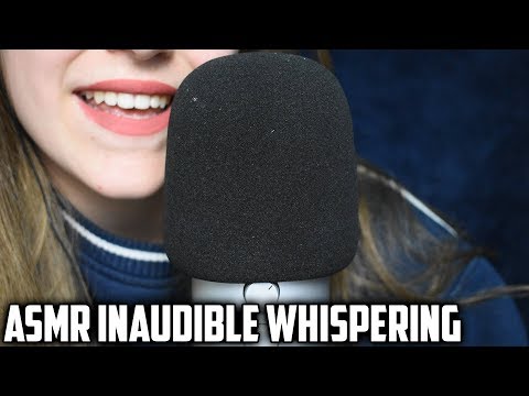 ASMR ♥ Inaudible Whispering ♥ Unintelligible Ear to ear Mouth Sounds