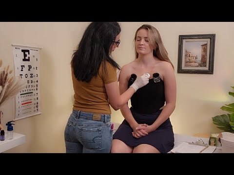 ASMR DETAILED Full Body Head To Toe Physical Examination - Chest, Abdomen, Back & Feet Cranial Tests