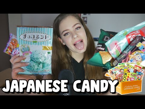 ASMR TRYING JAPANESE CANDY FROM TOKYOTREAT🍬🍭😱 *surprising*