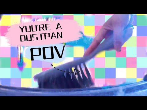 ASMR POV YOU'RE A DUSTPAN (1 Minute Roleplay) 🧹👢[Request]