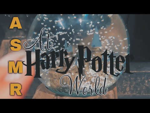 ASMR AT HOGWARTS✨ | Tapping & SPELL CASTING at The Wizarding World of Harry Potter Universal Studios