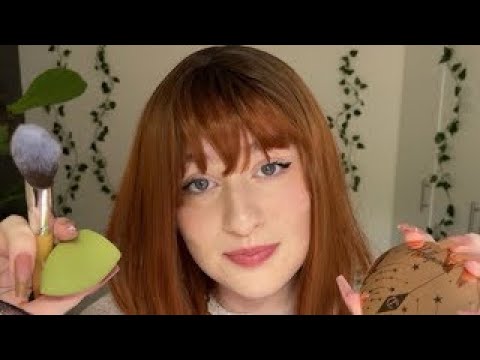 ASMR :) Doing Your Makeup, Hairplay & Jewellery Triggers (repost)