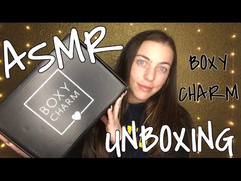 ASMR | Mega Boxycharm Unboxing | Boxyluxe Makeup and Beauty Box | Up Close Whispering
