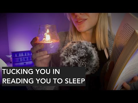 ASMR | Tucking you in and Book reading Session - Jane the virgin ❤️