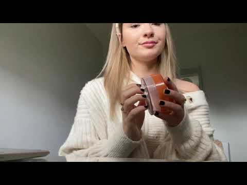 Asmr - quick makeup routine -fast tapping