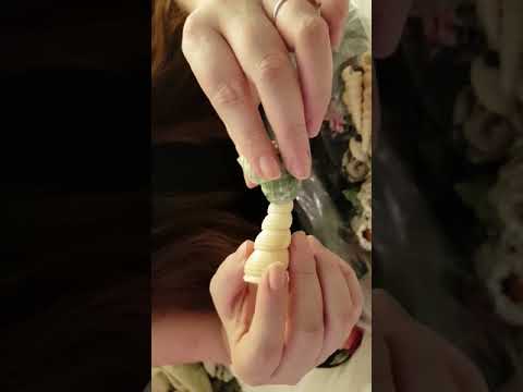 Tingly seashell sounds and whispering asmr