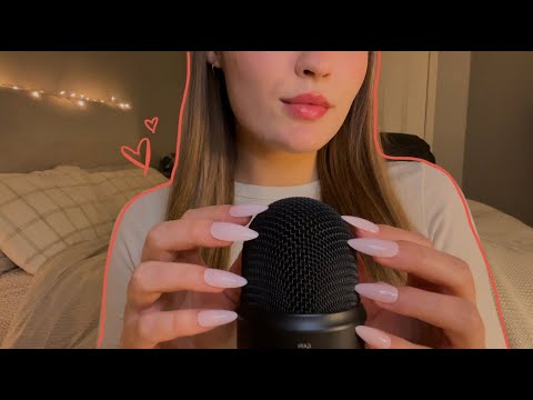 ASMR | 30 Minutes of Repeating Mic Scratching + Stipple, Tongue Clicking & Skin Scratching | CV