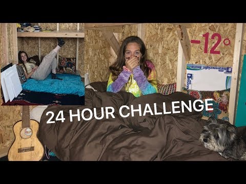 24 Hours in my TINY HOUSE *15 Years Old