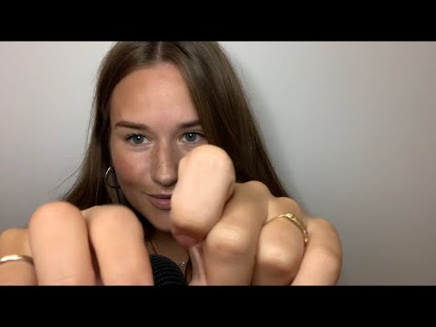 ASMR Inaudible Whispering with Hand Movements in German | Blue Yeti