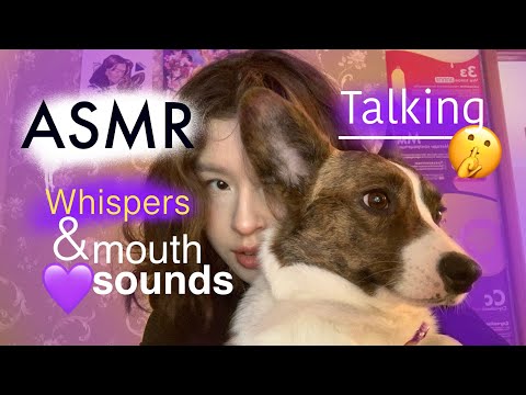 ASMR Whispers & mouth sounds | Talking | АСМР Шепот & звуки рта | Разговоры