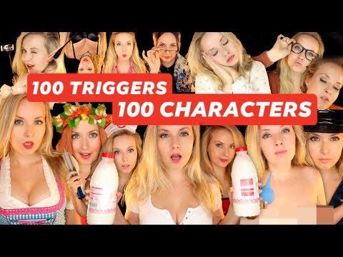 ASMR 100 triggers from 100 characters 💯