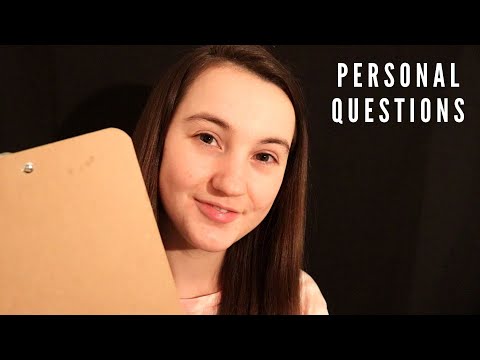 ASMR | Asking You Personal Questions (Whispered) • Questionnaire • Interview • Pen Sounds • Tapping