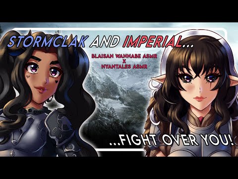 Stormcloak and Imperial Girls Fight Over You!┊ ASMR Roleplay | Ft. @NyanTalesASMR