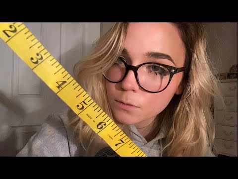 ASMR Measuring You for Alterations *writing sounds, personal attention, soft spoken*