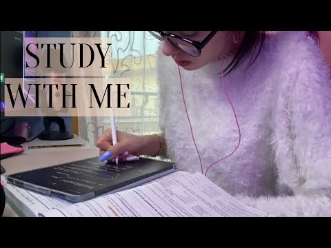 ASMR| 40 MINUTE STUDY WITH ME